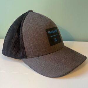 Hurley Monterey Trucker Flex Hat - Charcoal. Size Small
